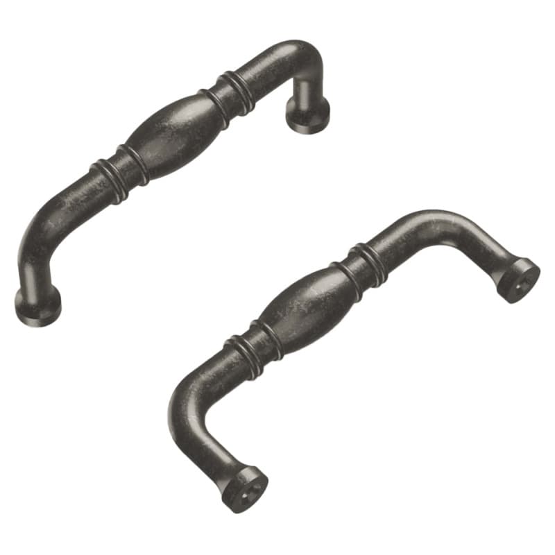 3" Williamsburg Cabinet Pull, Black Nickel Vibed (10/Box)