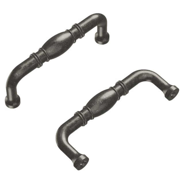 3" Williamsburg Cabinet Pull, Black Nickel Vibed (10/Box)