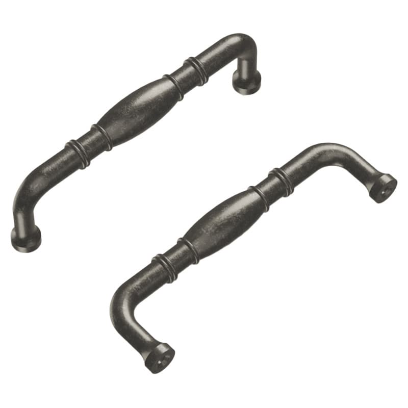 3-3/4" Williamsburg Cabinet Pull, Black Nickel Vibed (10/Box)