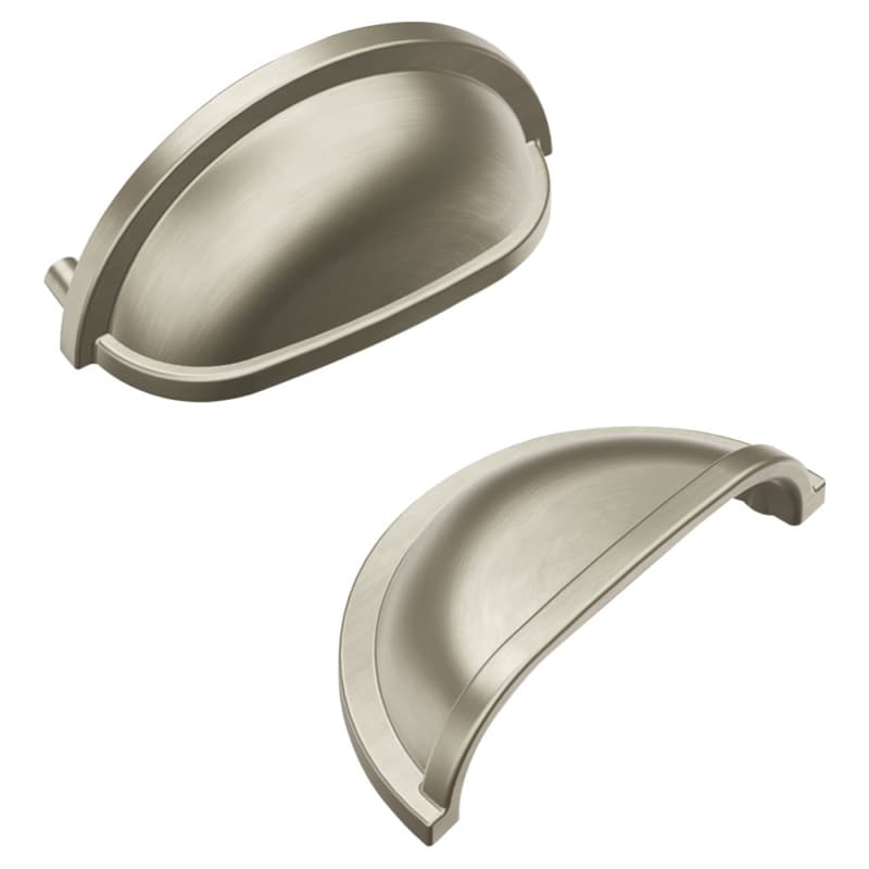 3" Williamsburg Cup Pull, Stainless Steel (10/Box)