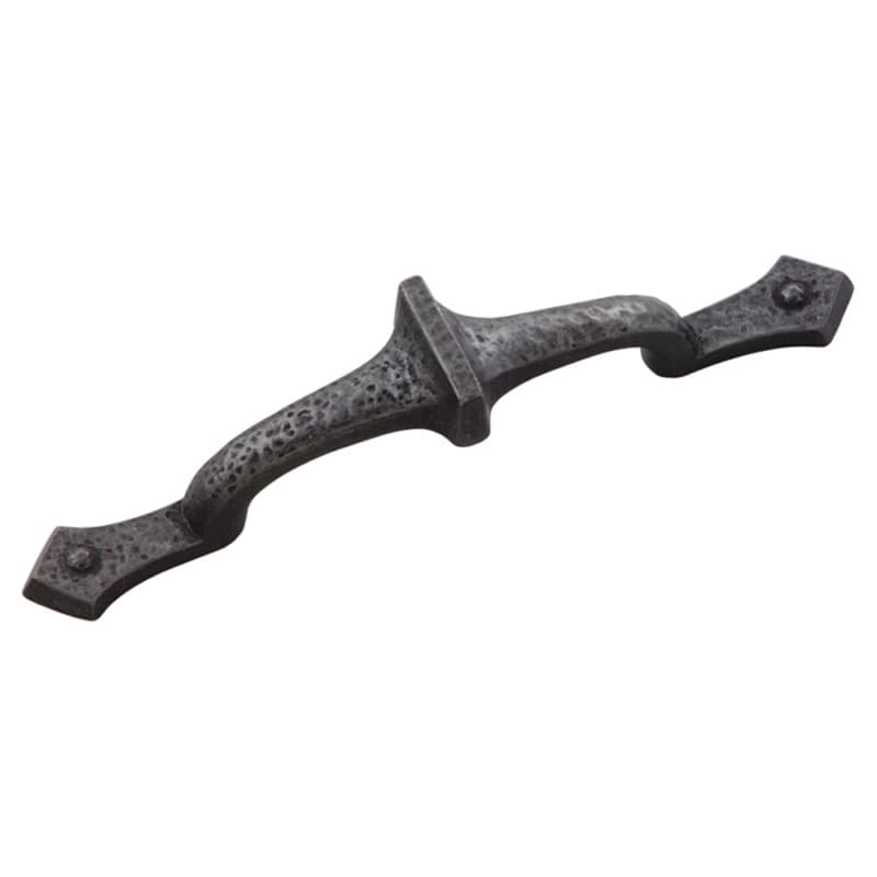 3" Mountain Lodge Cabinet Pull, Black Iron (10/Box)