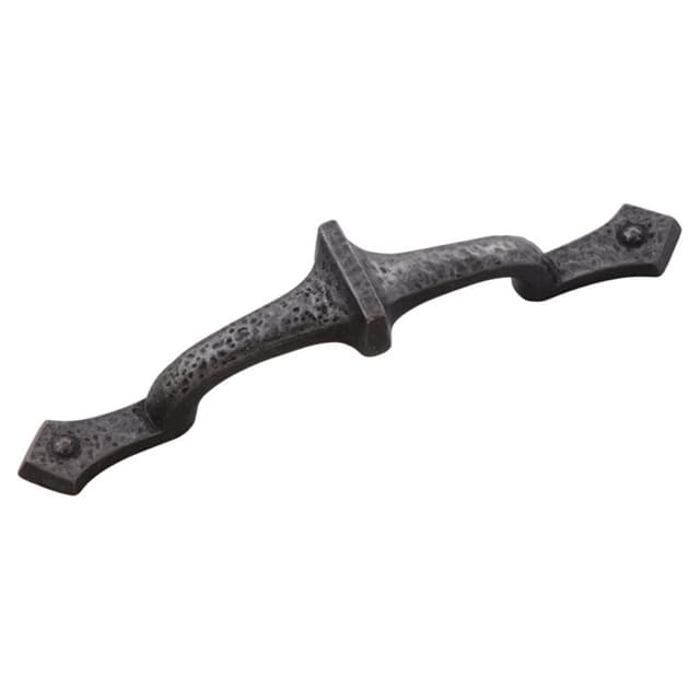 3" Mountain Lodge Cabinet Pull, Black Iron (10/Box)
