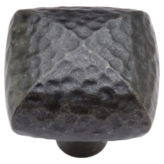 1-1/4" Mountain Lodge Cabinet Knob, Black Iron (Box/10)