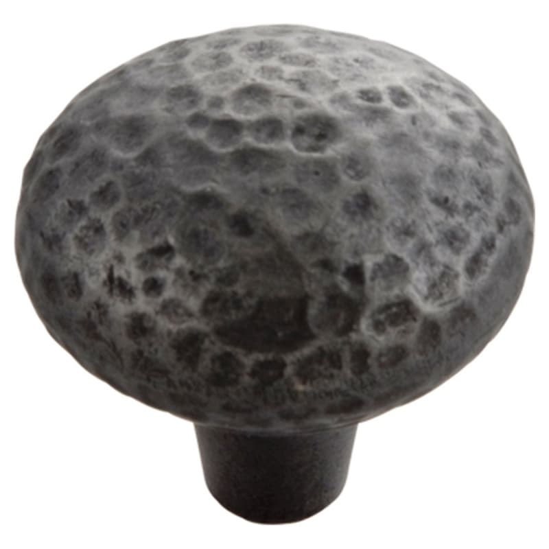 1-3/8" Mountain Lodge Cabinet Knob, Black Iron (Box/10)