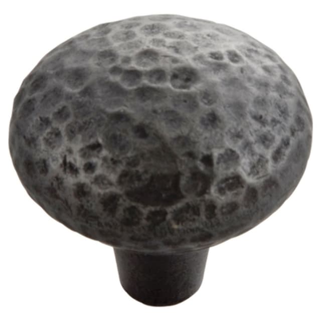 1-3/8" Mountain Lodge Cabinet Knob, Black Iron (Box/10)