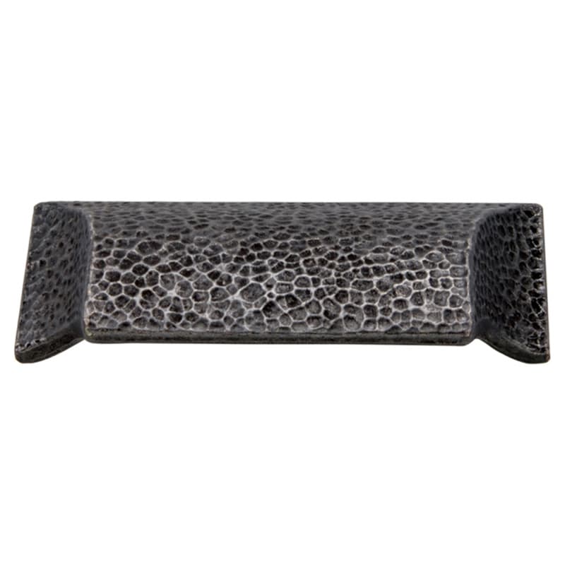 3-3/4" Mountain Lodge Cup Pull, Black Iron (5/Box)