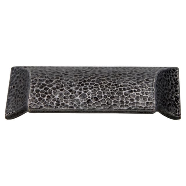 3-3/4" Mountain Lodge Cup Pull, Black Iron (5/Box)