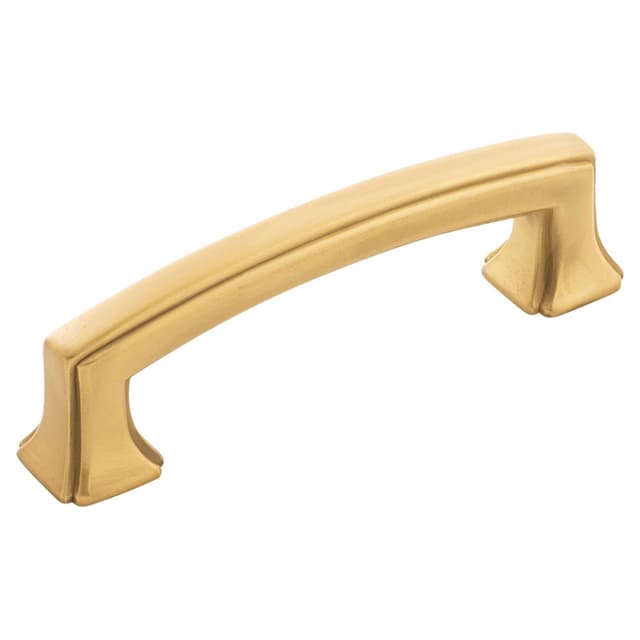 3" Bridges Cabinet Handle Pull, Brushed Golden Brass (10/Box)