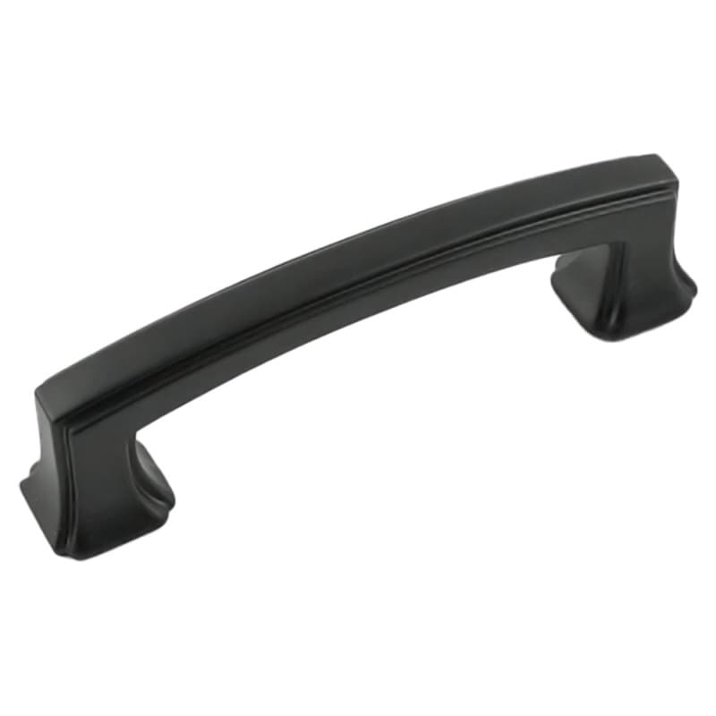 3" Bridges Cabinet Handle Pull, Matte Black (10/Box)