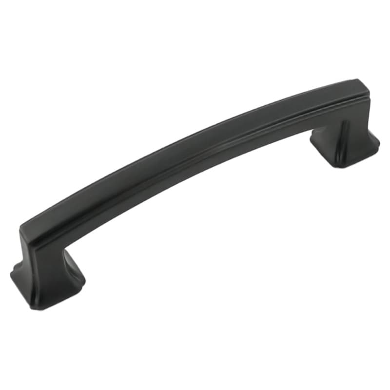 3-3/4" Bridges Cabinet Pull, Matte Black (10/Box)