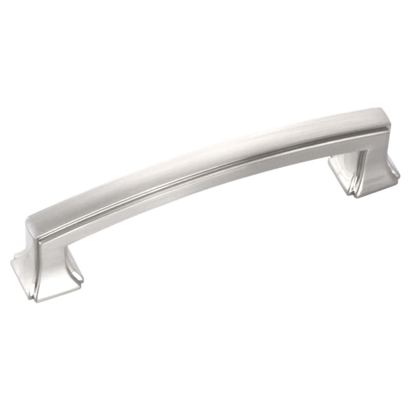 3-3/4" Bridges Cabinet Pull, Satin Nickel (10/Box)