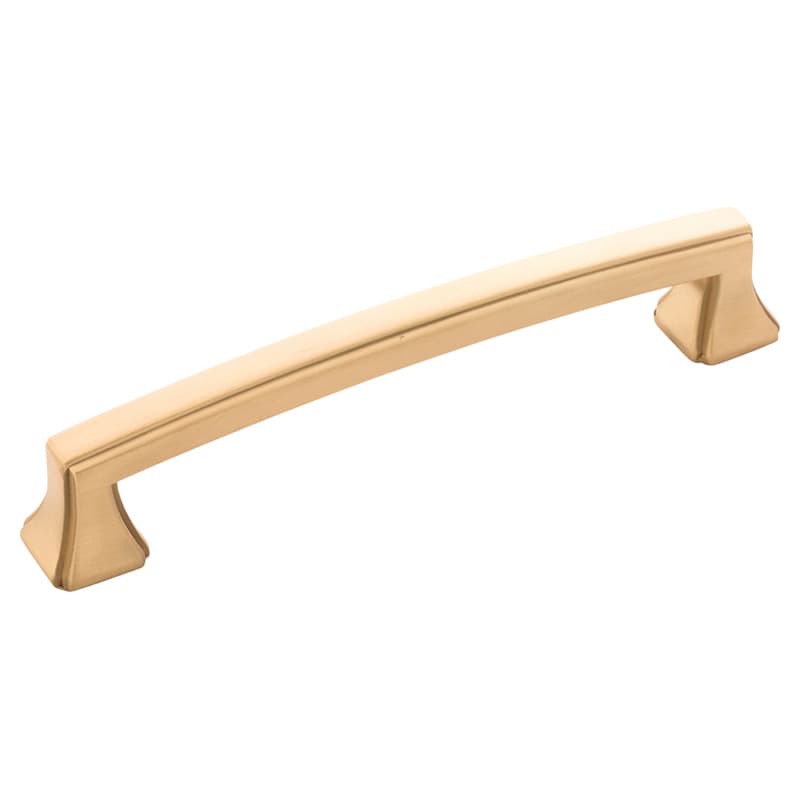 5-1/16" Bridges Cabinet Pull, Brushed Golden Brass (10/Box)