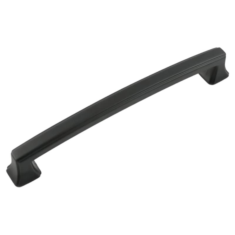 6-5/16" Bridges Cabinet Pull, Matte Black (10/Box)