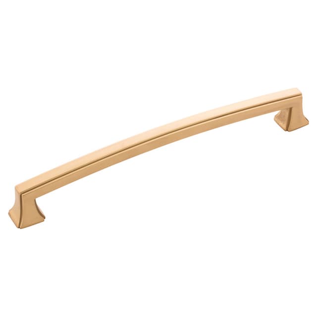 7-9/16" Bridges Cabinet Pull, Brushed Golden Brass (10/Box)