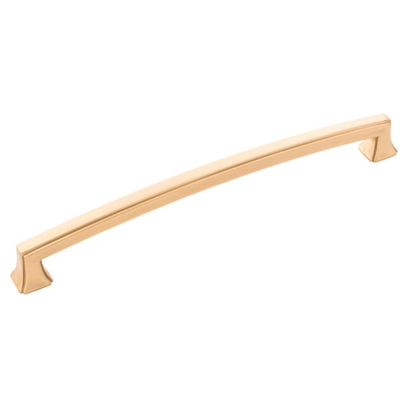 8-13/16" Bridges Cabinet Pull, Brushed Golden Brass (5/Box)