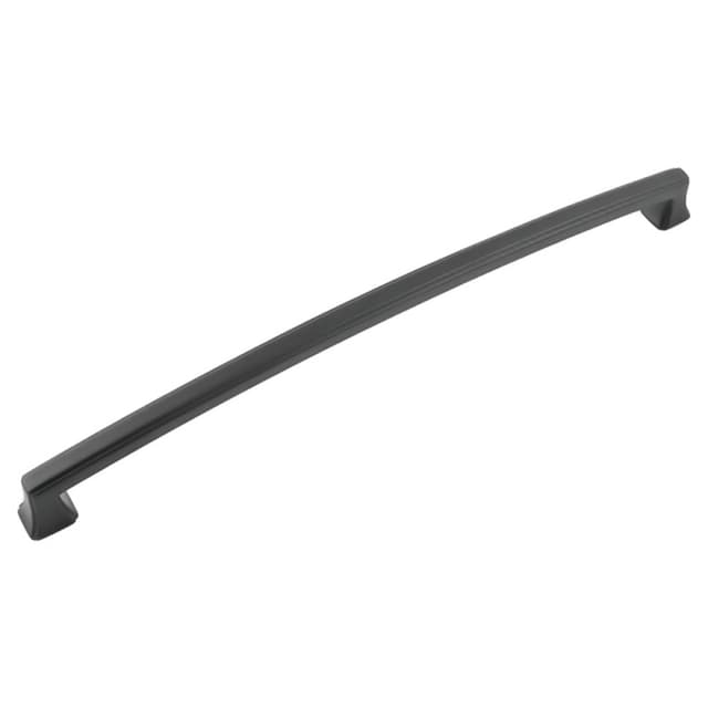 12" Bridges Cabinet Pull, Matte Black (5/Box)