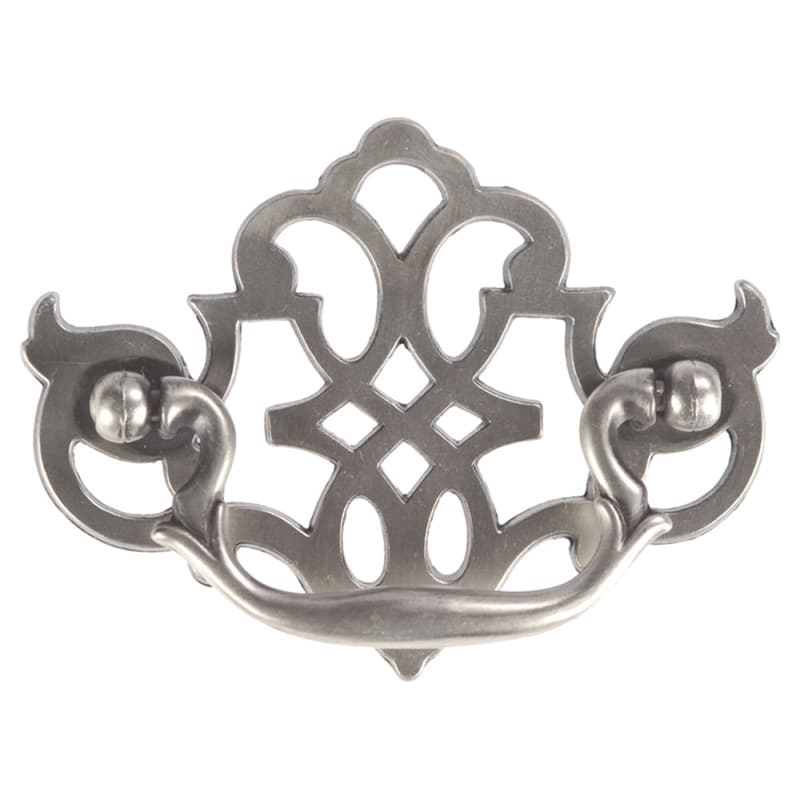 3" Manor House Cabinet Pull, Silver Stone (10/Box)