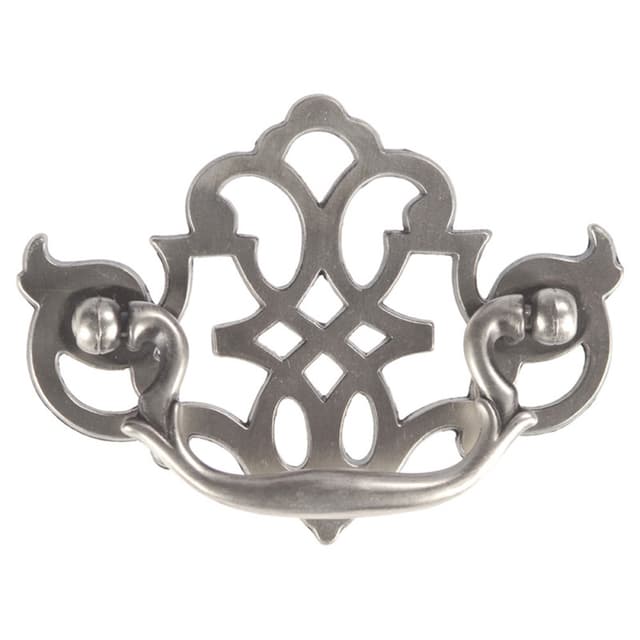 3" Manor House Cabinet Pull, Silver Stone (10/Box)
