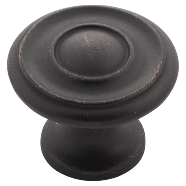 1-1/4" Cottage Mushroom Farmhouse Cabinet Knob, Vintage Bronze (Box/10)