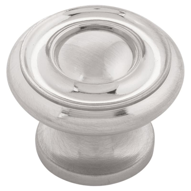 1-1/2" Cottage Cabinet Knob, Satin Nickel (Box/10)
