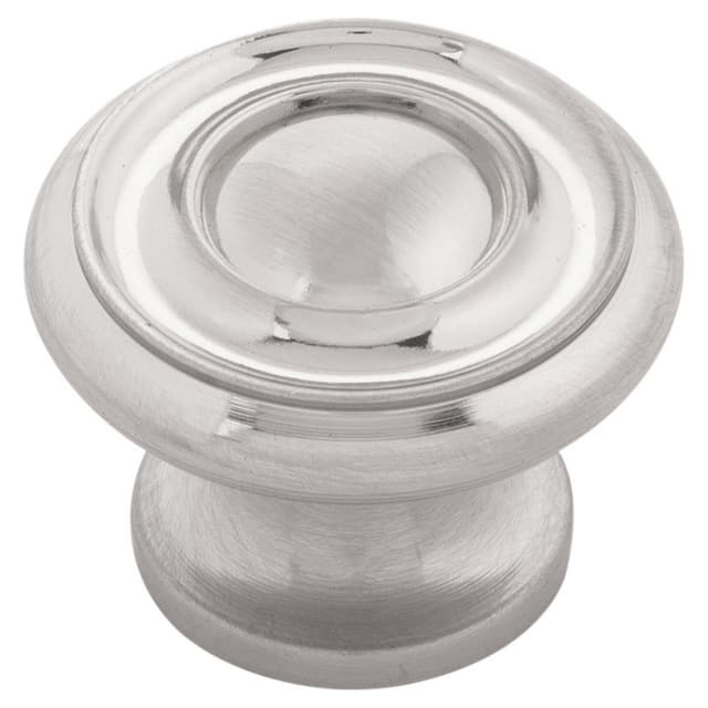 1-1/2" Cottage Cabinet Knob, Satin Nickel (Box/10)