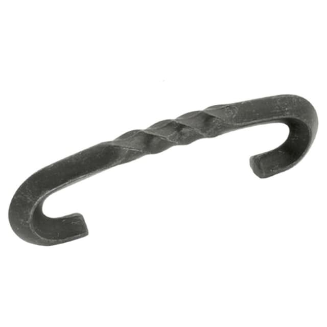 3" Charleston Blacksmith Cabinet Pull, Black Iron (25/Box)