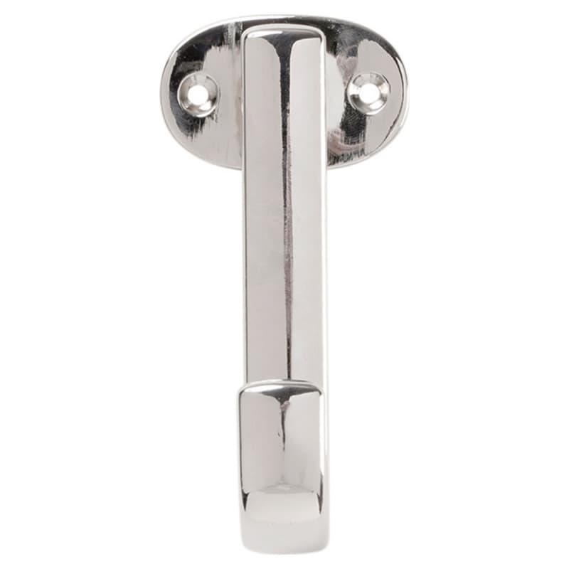4-3/4" Euro-Contemporary Single Prong Cabinet Hook, Chrome (Box/10)