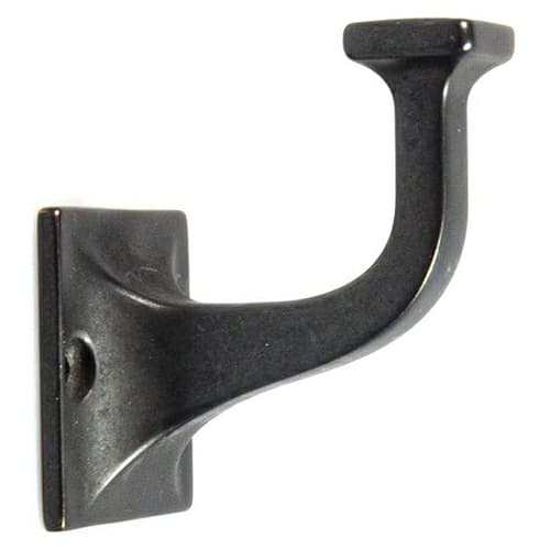 2-3/4" Forge Single Prong Cabinet Hook, Black Iron (Box/10)