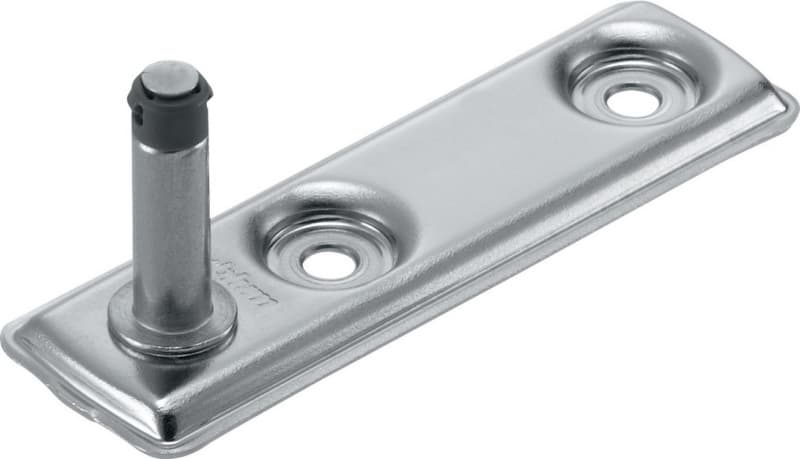 Aventos HK-XS Cabinet Mounting Plate, Nickel-Plated