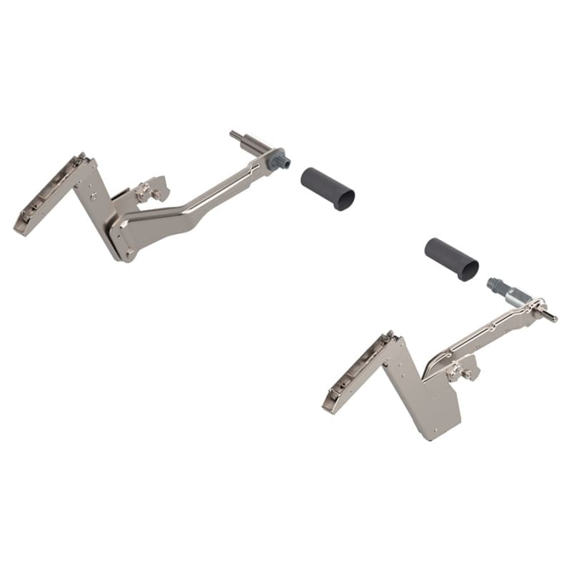 Aventos HS Servo Drive Arm Assembly Set, Nickel-Plated