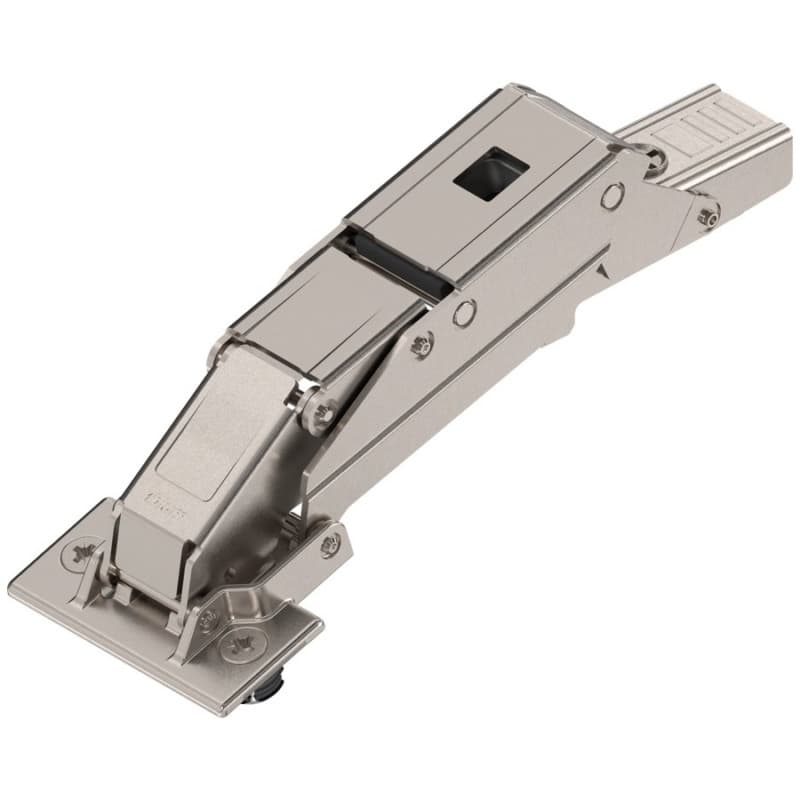 Clip Top 110° Opening Hinge, 32mm Boring Pattern, Self-Closing, Full Overlay, Nickel-Plated, Expando