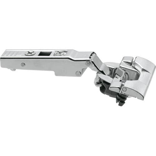 Clip Top 110°+ Opening Hinge with BLUMOTION Soft-Closing, 45mm Bore Pattern, Full Overlay, Nickel-Plated, Inserta