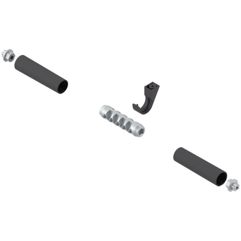 Aventos HL Top Lift Up Connector Set for Cross Stabilizer Rod, Deep Gray