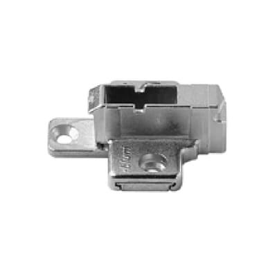 Clip 2-Piece Wing Mounting Plate, Nickel-Plated, System Screw, 9mm