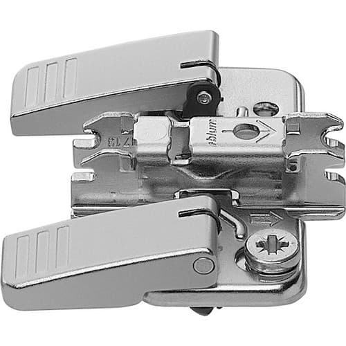 Clip Cam Adjustable Wing Mounting Plate, Nickel-Plated, Inserta, 3mm