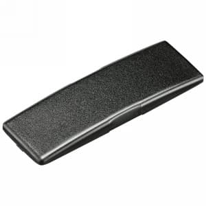 Clip Plain Hinge Straight Arm Cover Cap for Angled Mini/Glass Door, Onyx Black