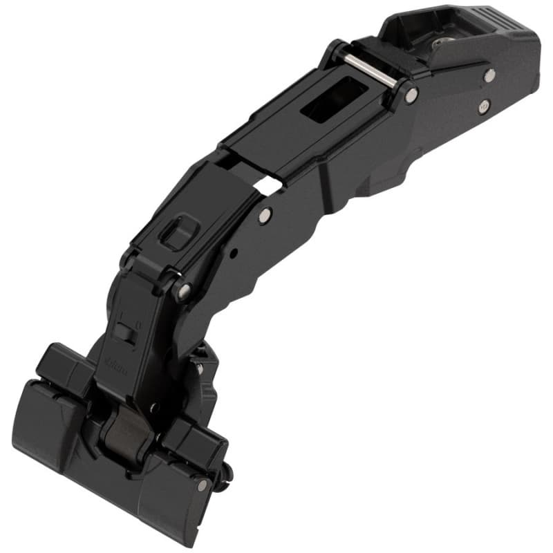 Clip Top 155° Opening Zero Protrusion Hinge with BLUMOTION Soft-Closing, 45mm Bore Pattern, Half Overlay, Onyx Black, Inserta