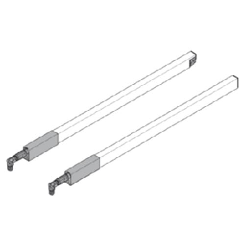 Tandembox Rectangular Gallery Rail, Gray, 16