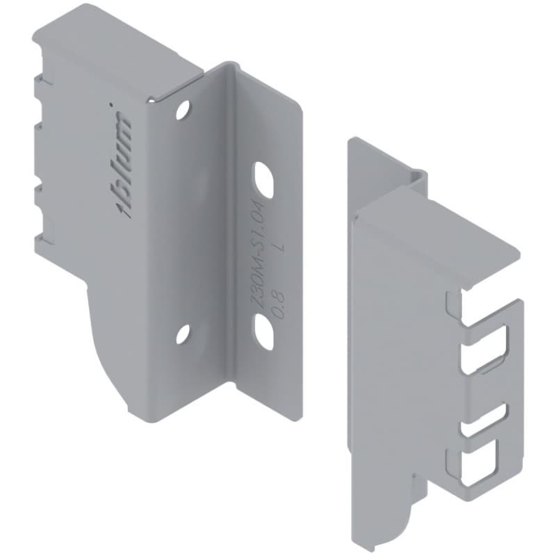 Tandembox Rear Fixing Bracket Set, M-Height, Gray