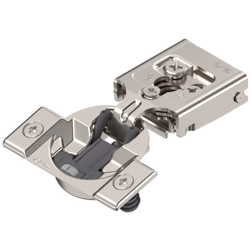 COMPACT CLIP 30C2 105° Opening Wrap-Around Face Frame Hinge,45mm Borin Pattern, Soft-Closing, 5/16" Opening, Press-In
