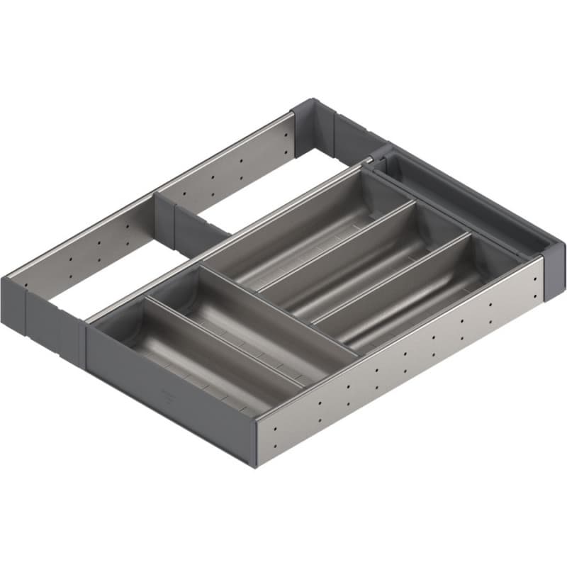 Orga-Line 4-Tried Adjustable Combo Tray, Gray, 21