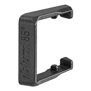 85° Opening Angle Restriction Clip for Thin Door Hinges, Deep Gray