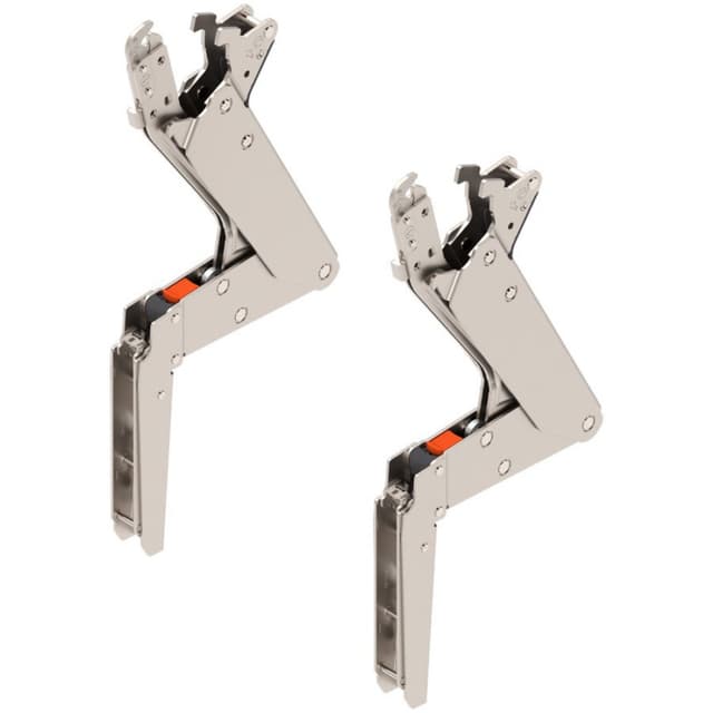 Aventos HS Top Up/Over Lift System Lever Set, Nickel-Plated