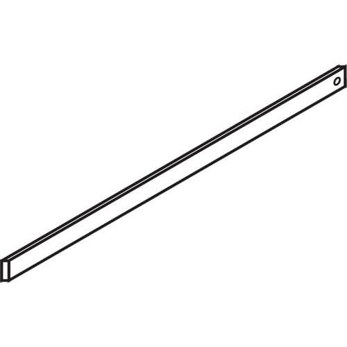 Metafile 43-5/16" Hanging Rail, Zinc