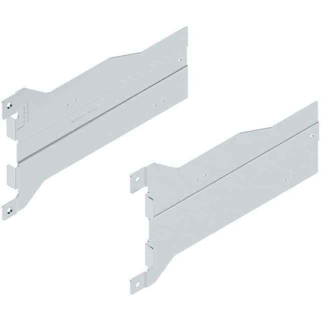Aventos HF Top Bi-Fold Lift System Mounting Bracket for Face Frame Cabinet, Screw-On, Zinc-Coated