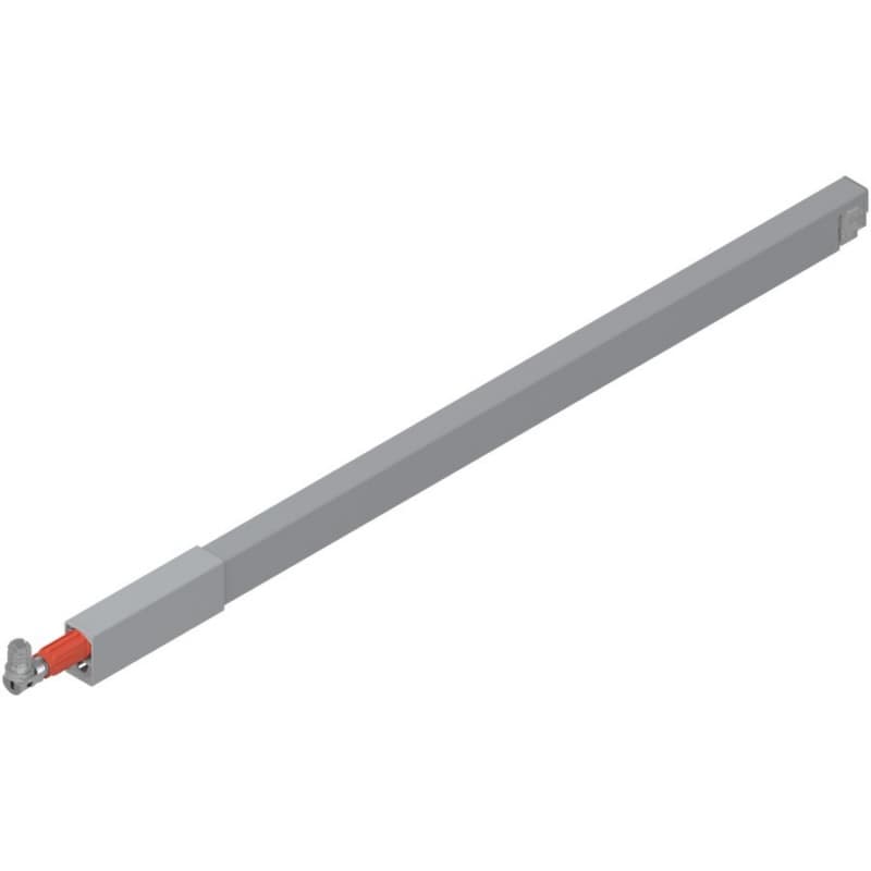 500mm Left-Hand Longside Gallery Rail, Gray