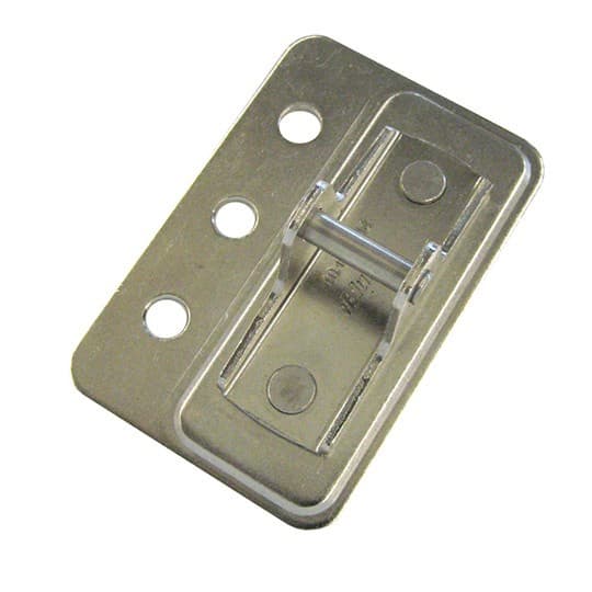 Aventos HK-XS Door Mounting Plates for Large Overlay, Nickel-Plated