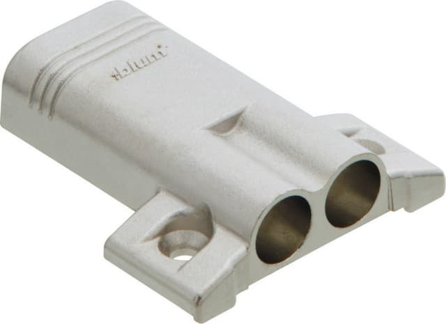 BLUMOTION Soft-Closing Double Face Frame Adaptor Plate, Nickel-Plated