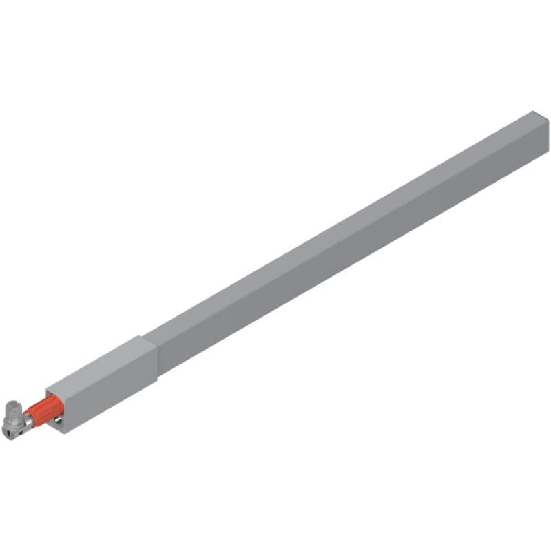 450mm Right-Hand Longside Gallery Rail, Gray