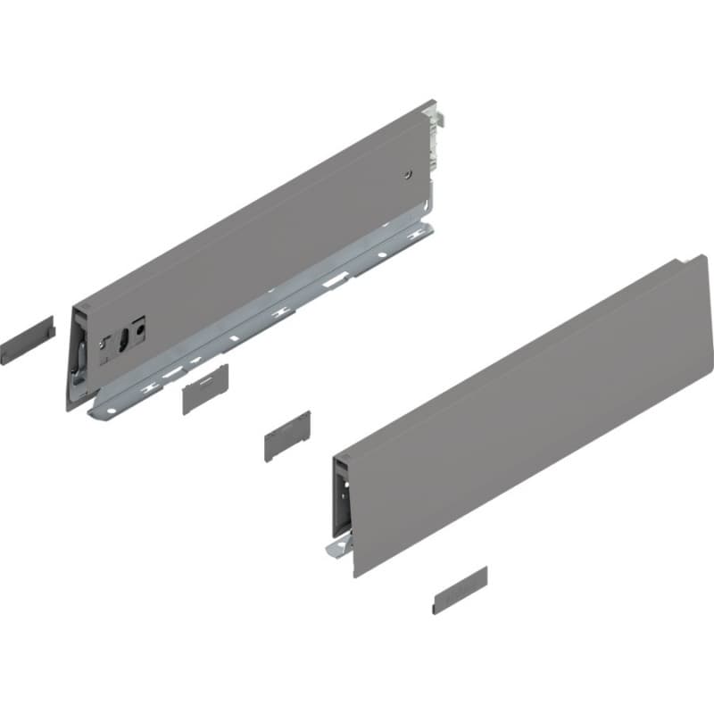 Merivobox Drawer Profile M-Height 91mm, Indium Gray Matte, 350mm